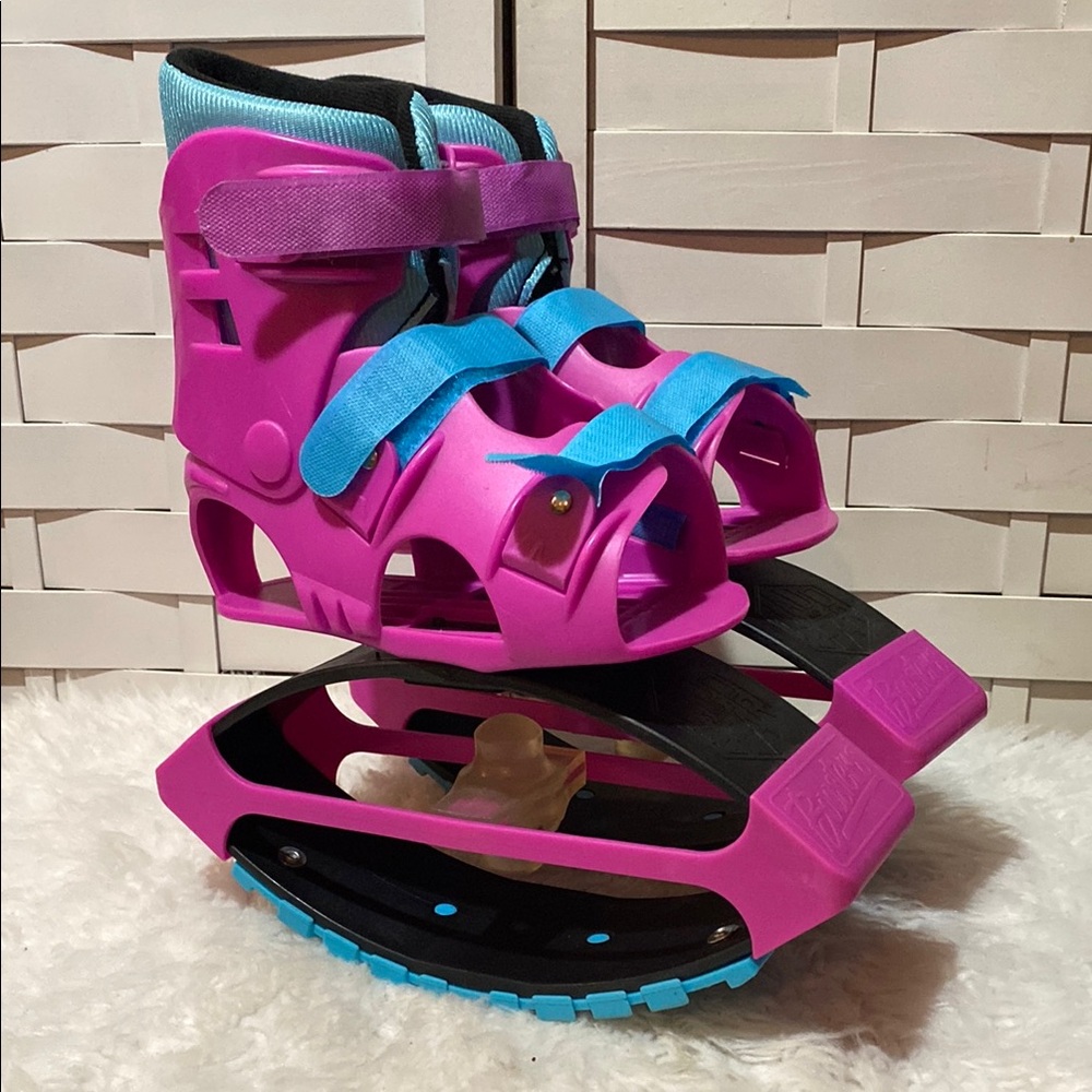 MADD Gear Boosters Kids Pink and Blue Jumping Shoes Light Up